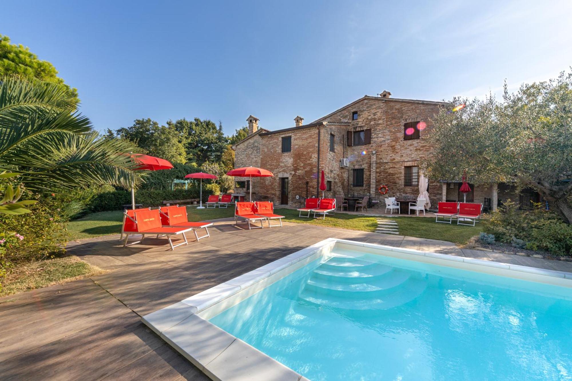 Agriturismo Corte Decia Saludecio Kültér fotó